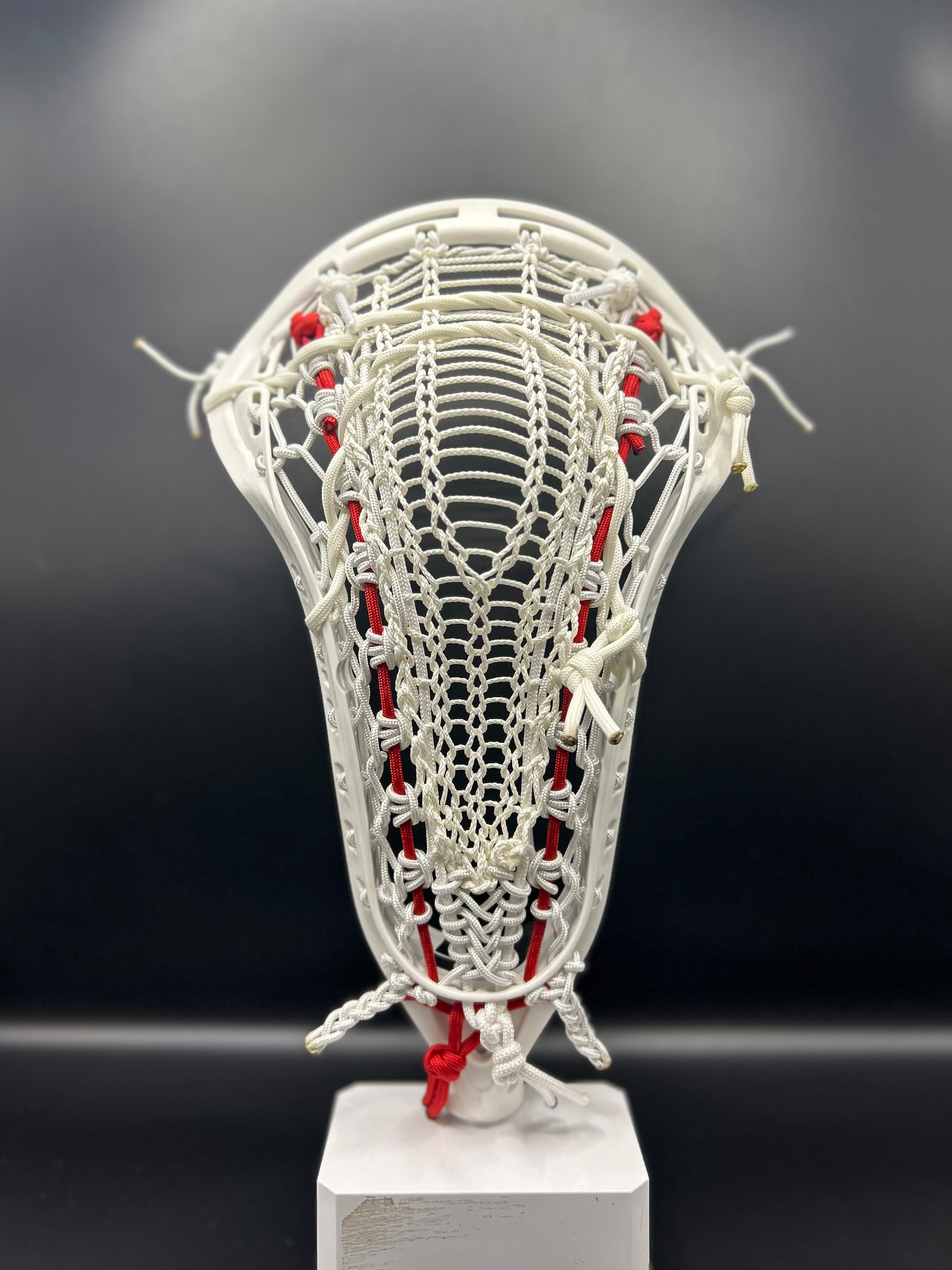 Gait · White Mesh with Red Accents