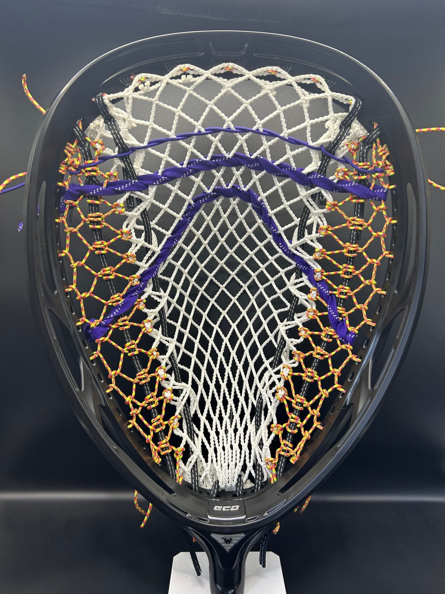 ECD Goalie · Purple & Rainbow Custom