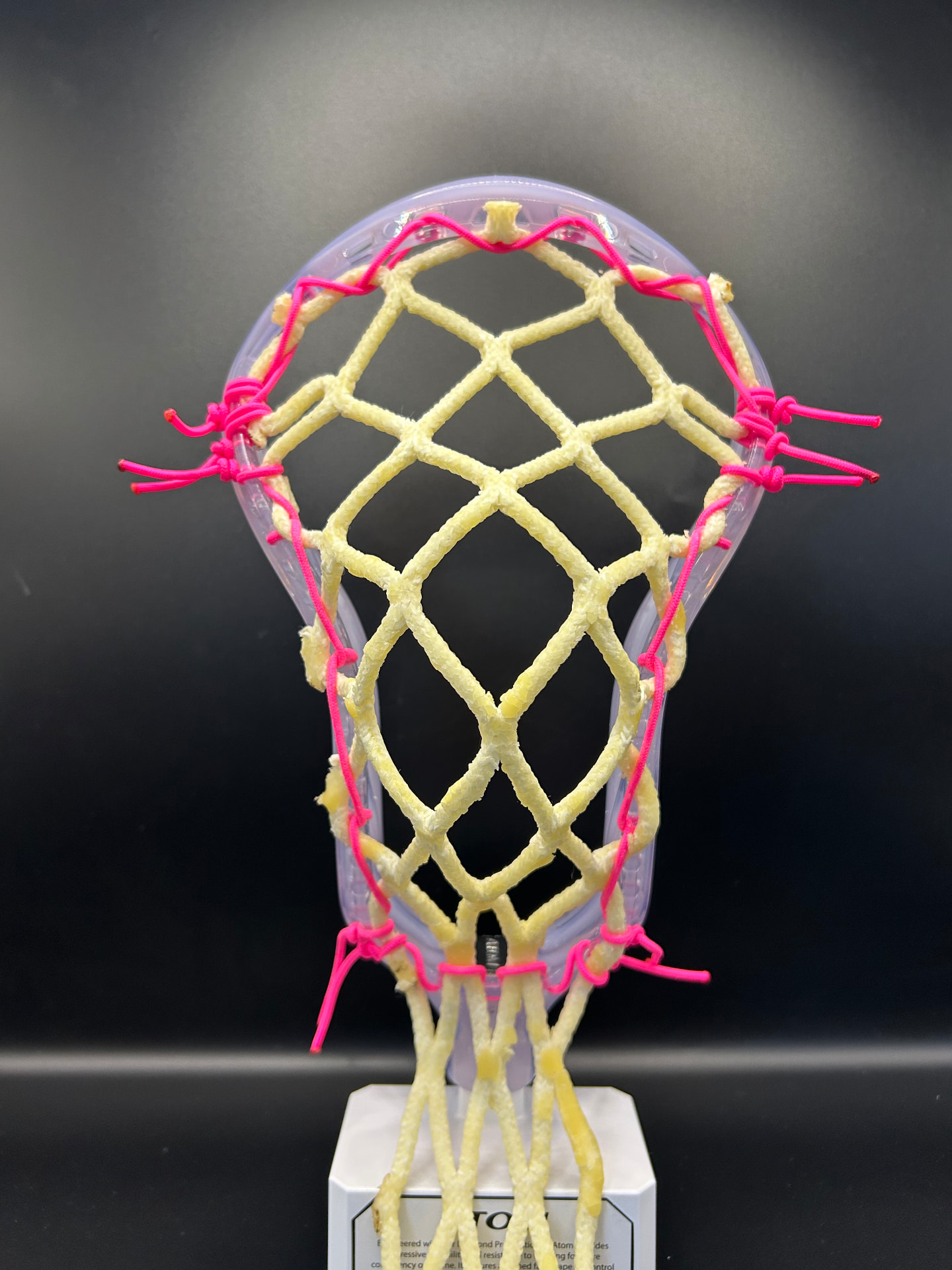 ECD Atom Ghost · Ghost Mesh with Pink Strings