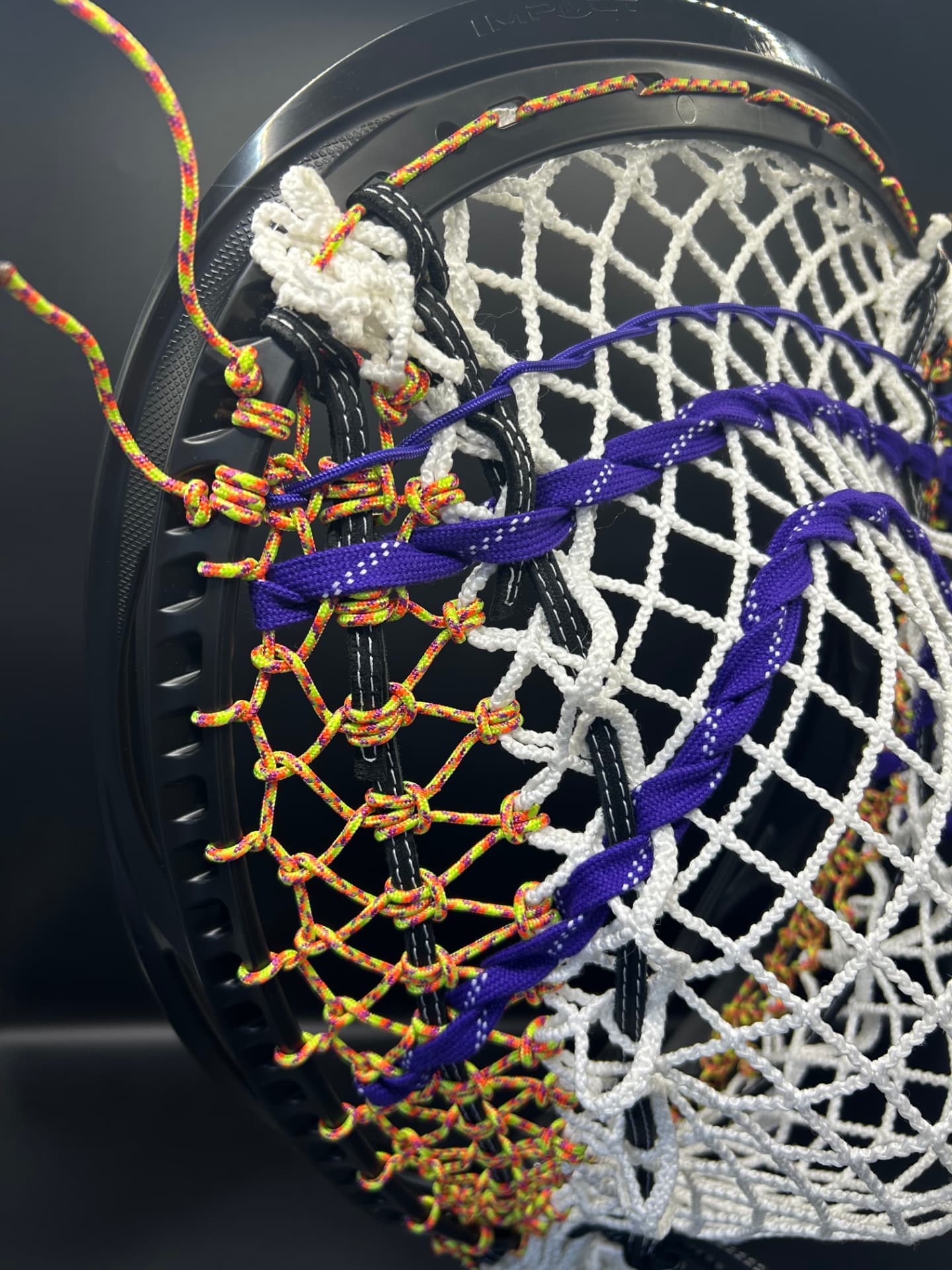 ECD Goalie · Purple & Rainbow Custom