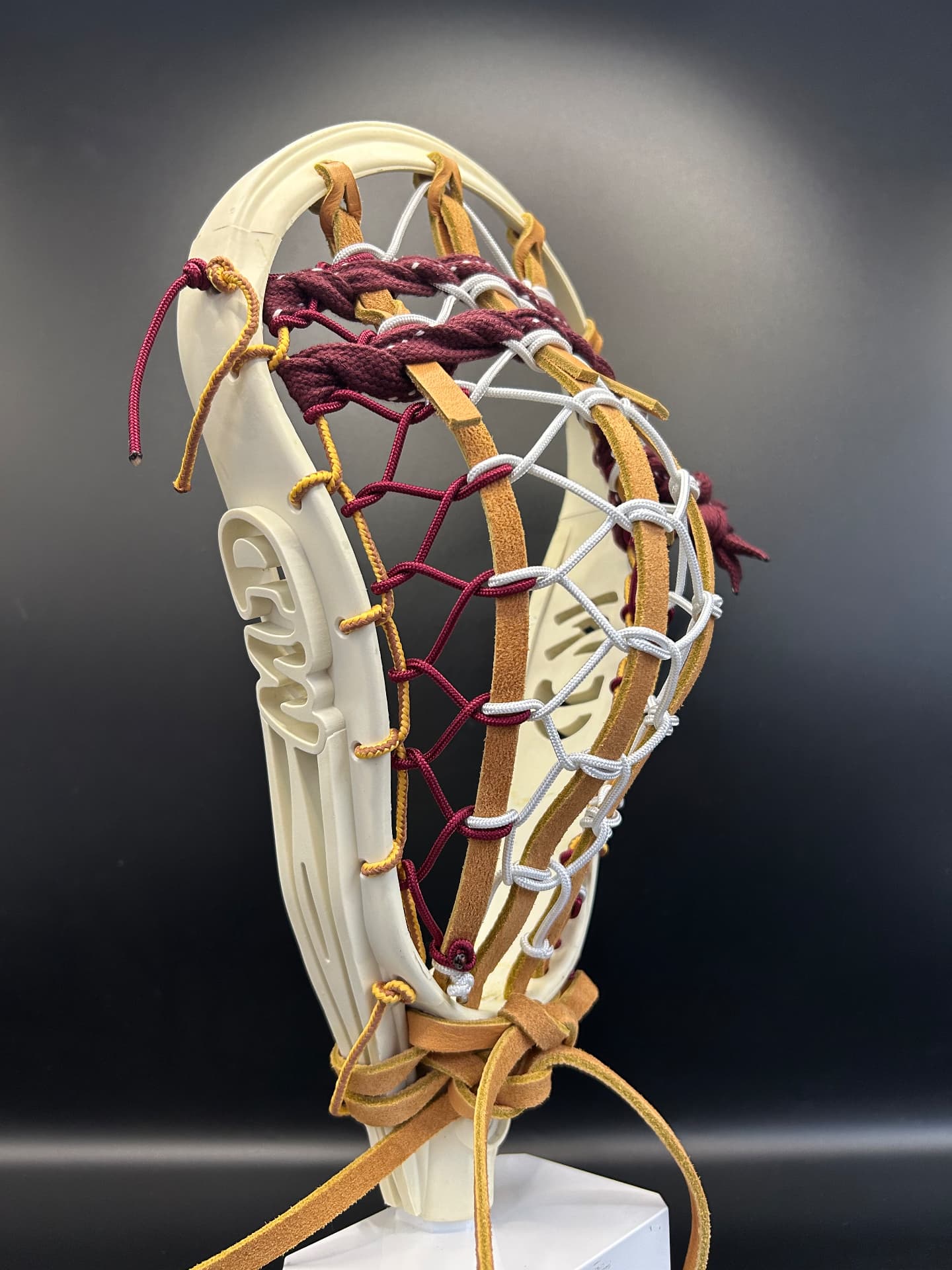 Maroon & Gold Traditional · Leather Pocket