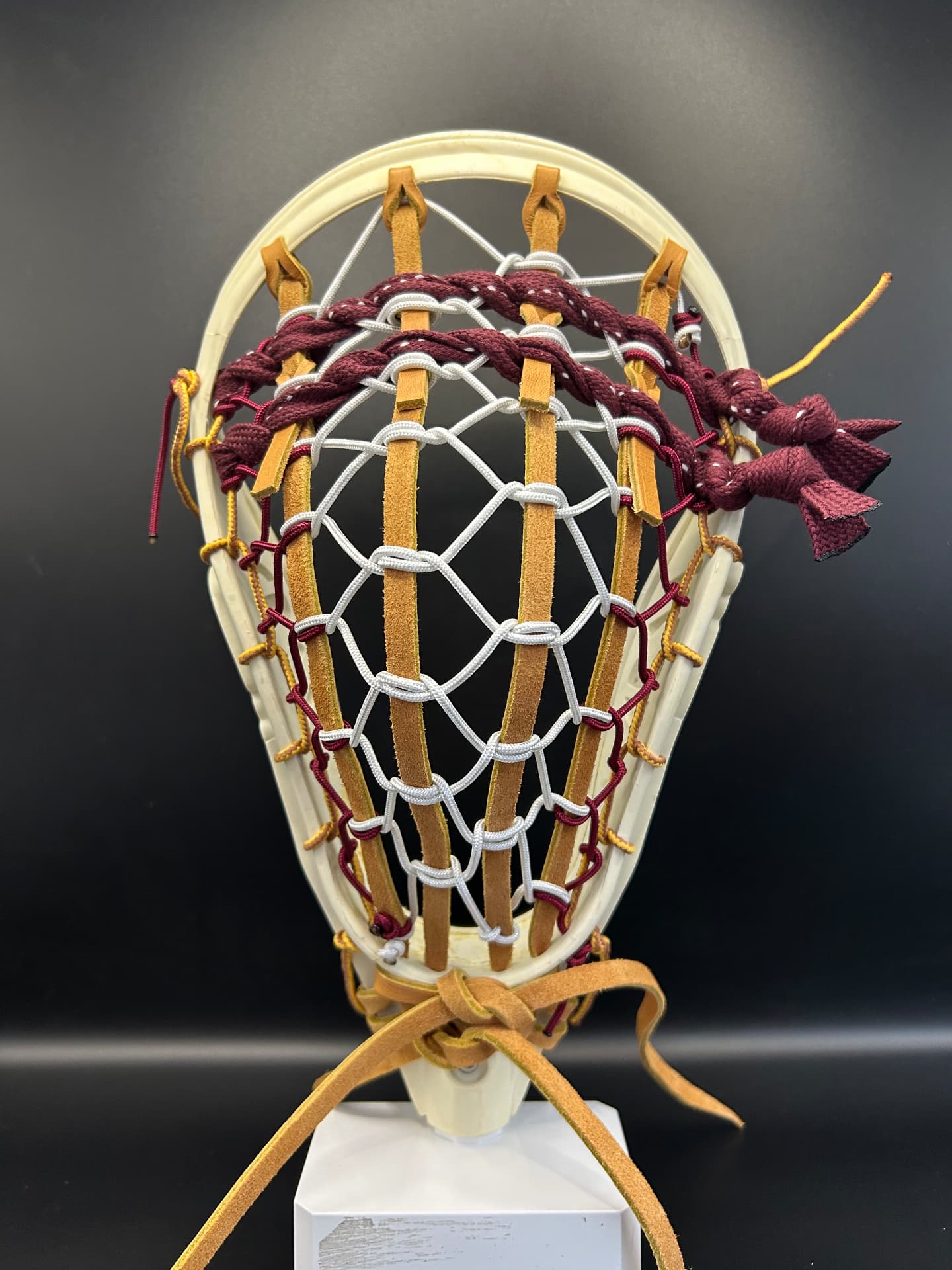 Maroon & Gold Traditional · Leather Pocket