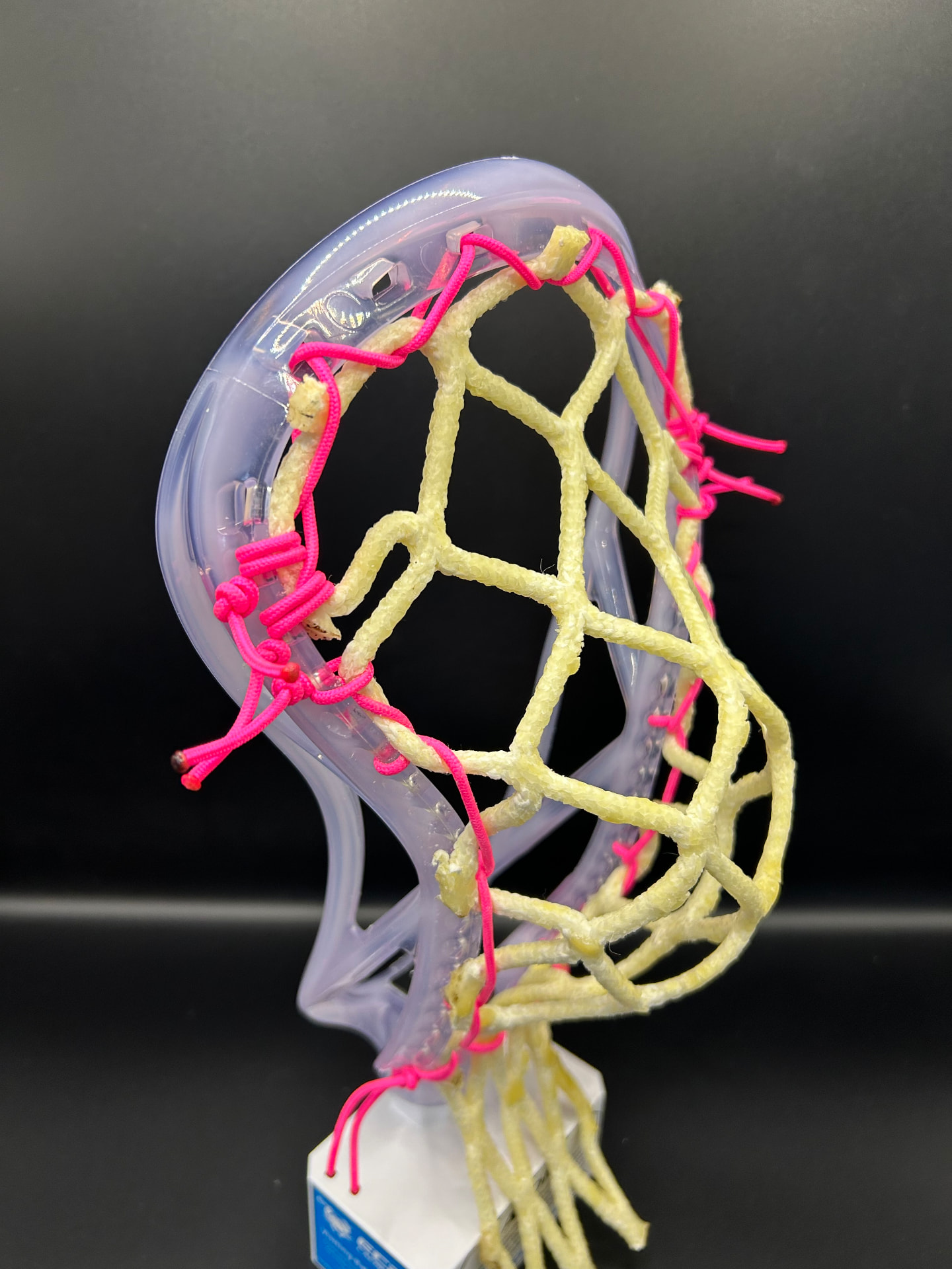 ECD Atom Ghost · Ghost Mesh with Pink Strings