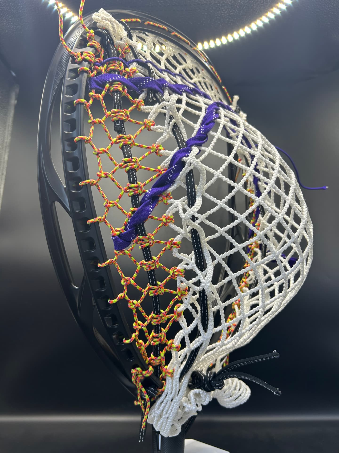 ECD Goalie · Purple & Rainbow Custom