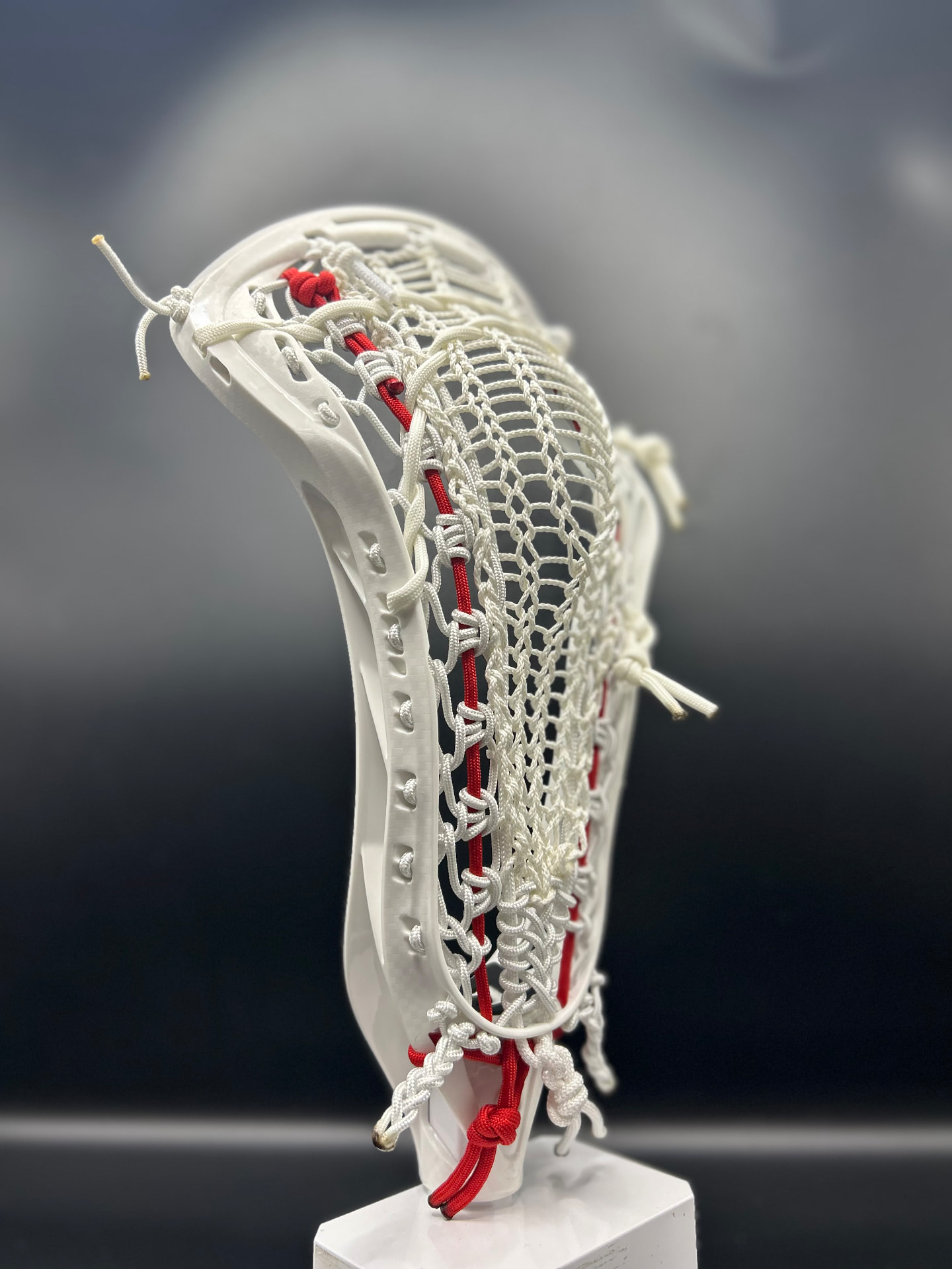 Gait · White Mesh with Red Accents