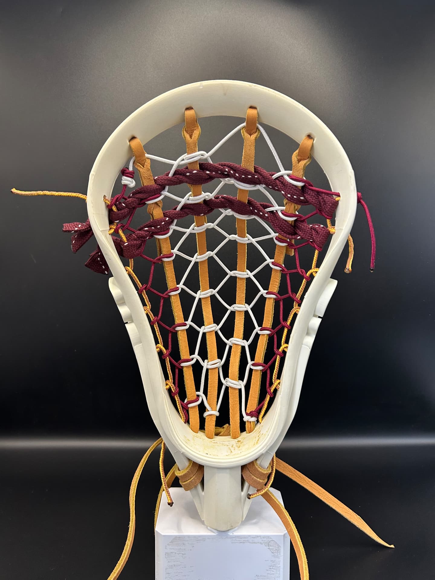Maroon & Gold Traditional · Leather Pocket