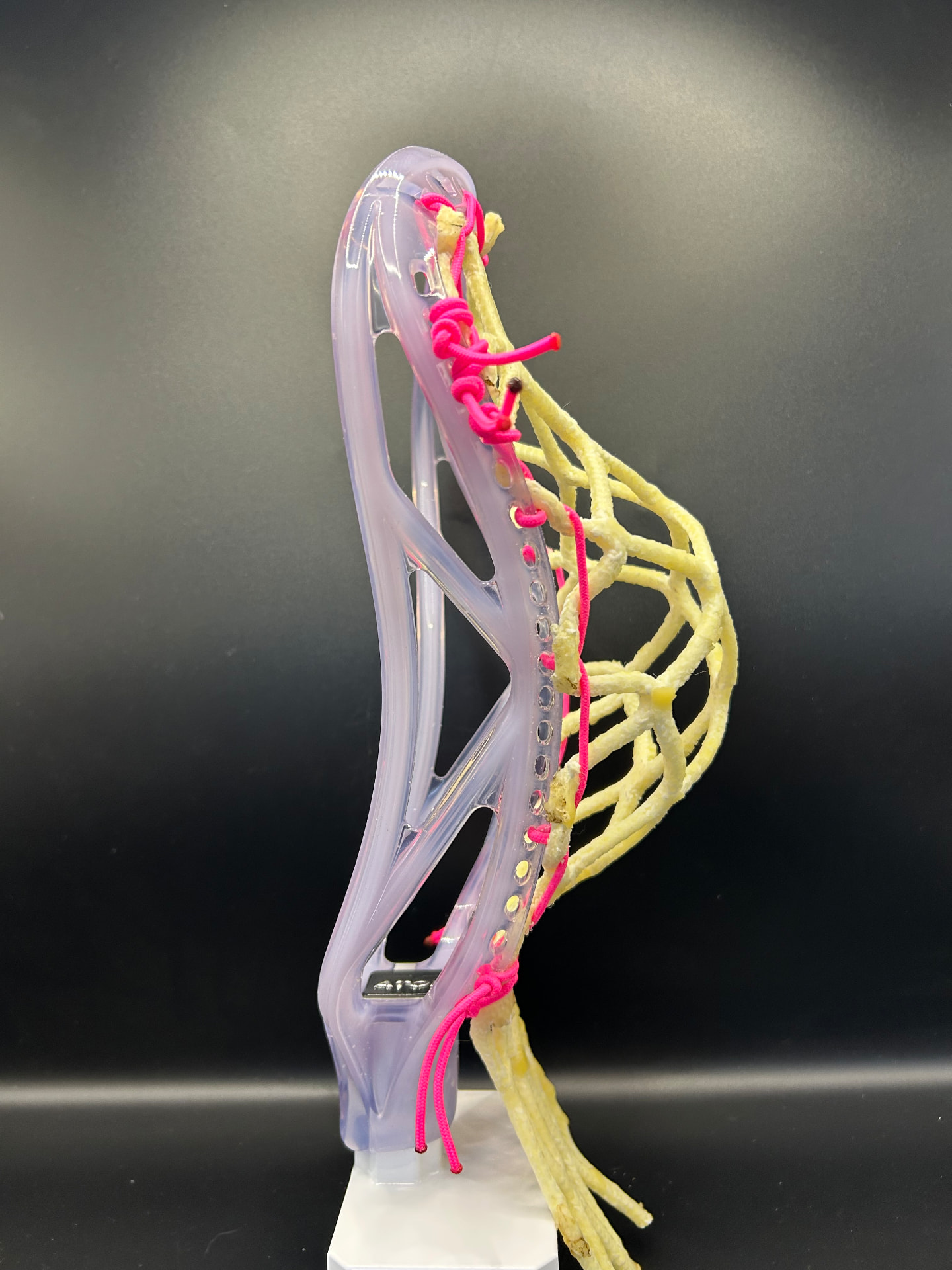 ECD Atom Ghost · Ghost Mesh with Pink Strings